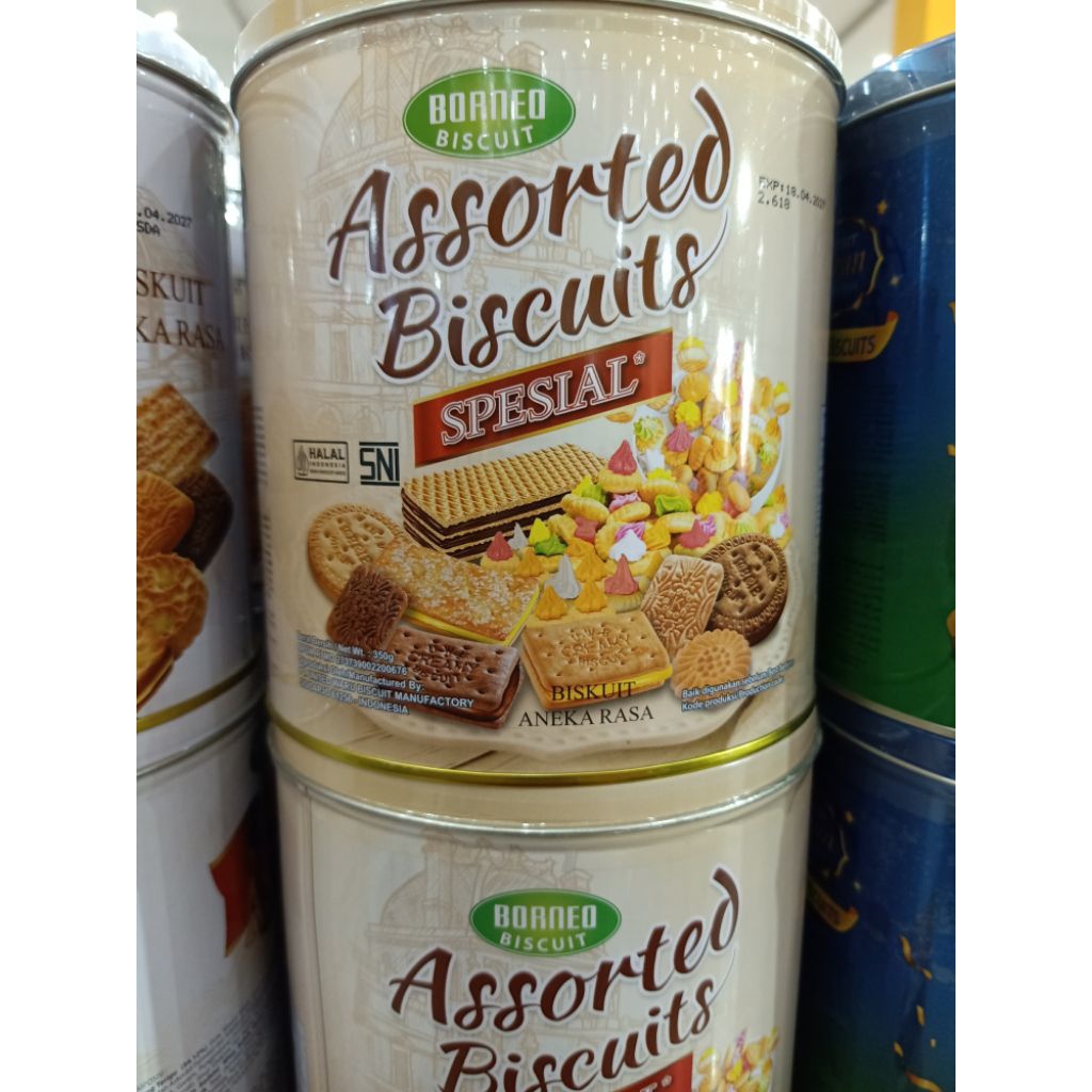 Borneo assorted biscuit special aneka rasa 350g