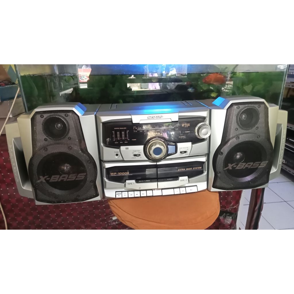 Radio tape SHARP WF-1000s bonus dua kaset