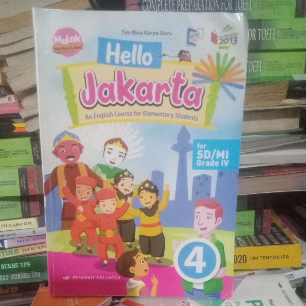 buku hello jakarta English untuk Sd/Mi kelas 4