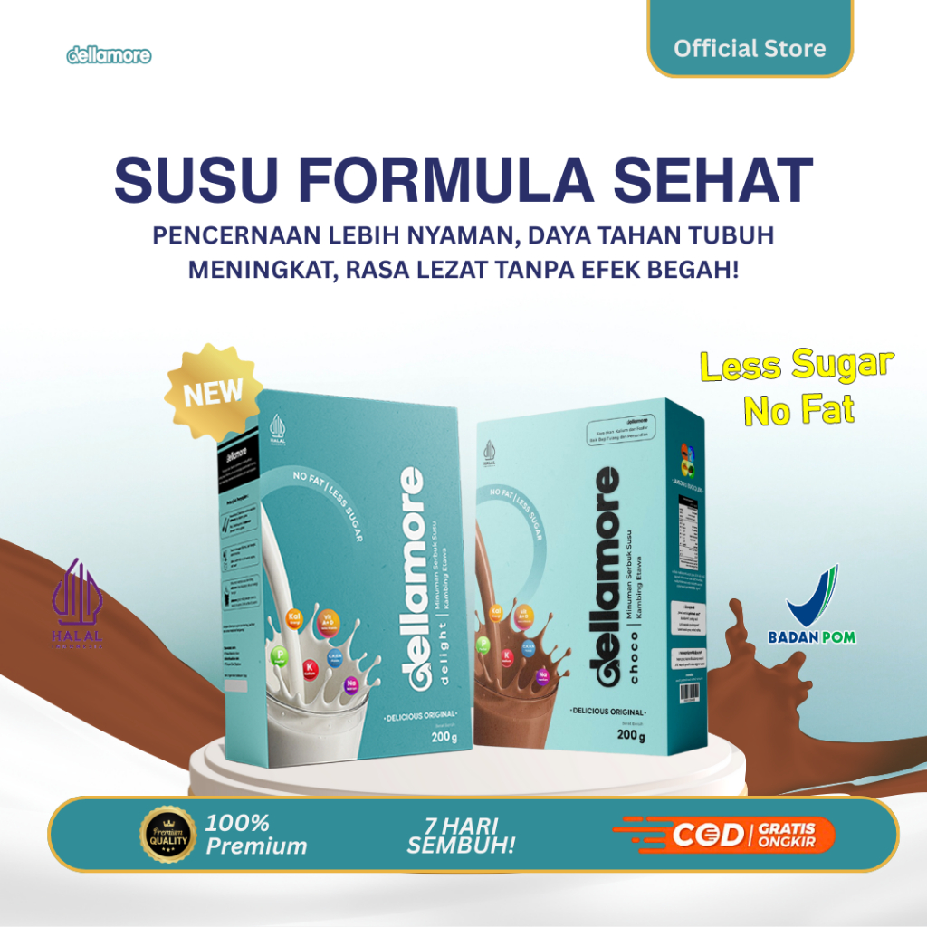 Paket 10 Box, Dellamore (Dellicia and More) susu pengobatan Sendi dan tulang, Diabetes, asam urat da