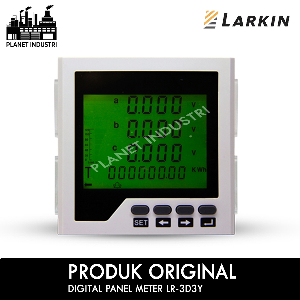Digital Panel Meter Larkin LR-3D3Y 3Phase Communication Modbus (RS485)