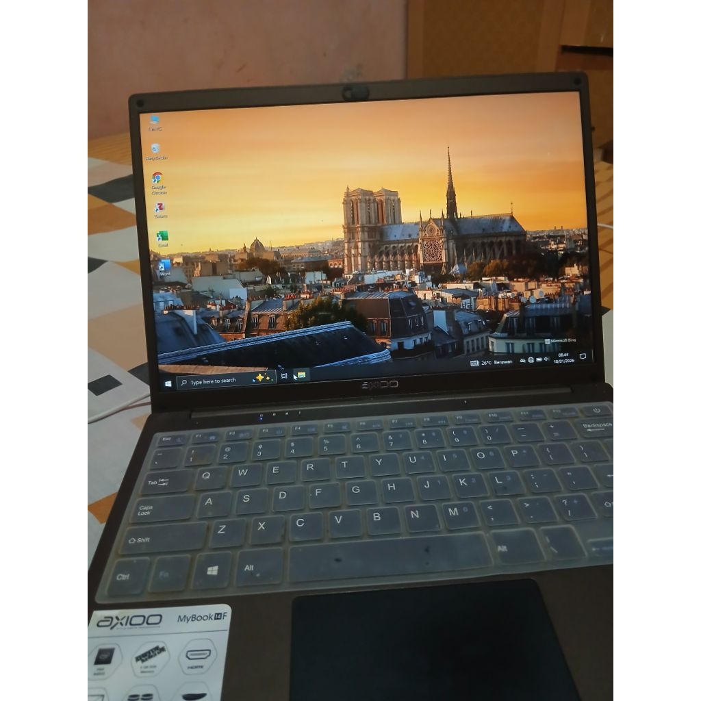 Laptop Axioo MyBook 14F Bekas | Layar 2.5K Retina IPS | Baterai Baru & Free WiFi Dongle