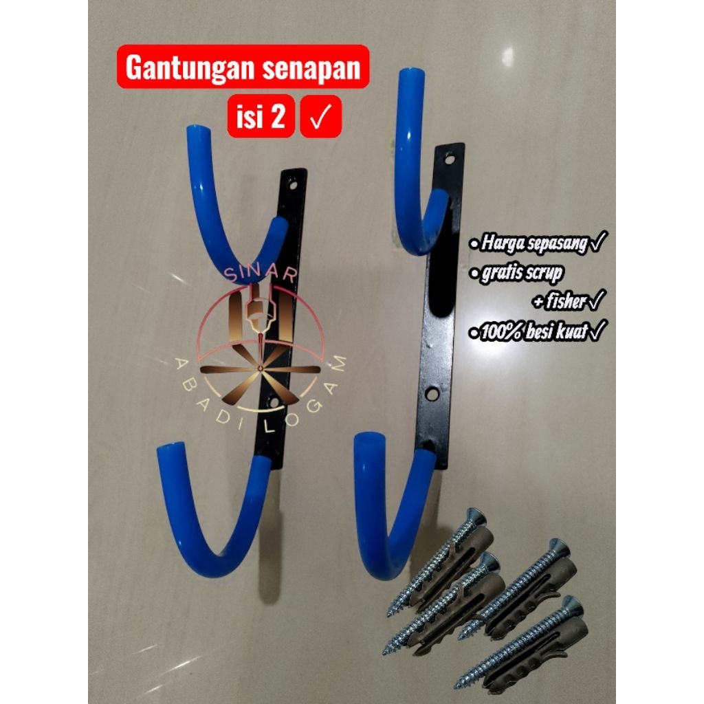 Rak stand display gantungan untuk senapan