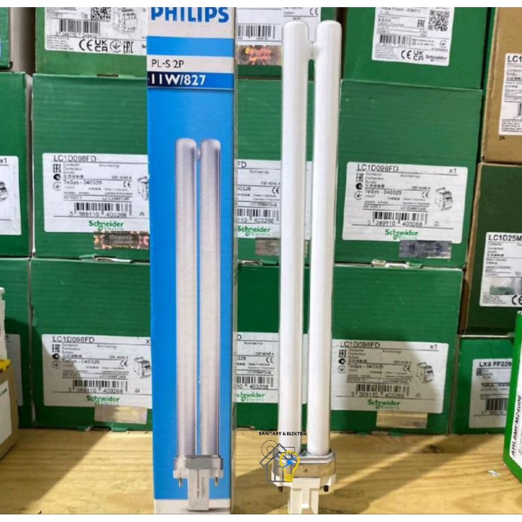 PHILIPS Master PL-S 2P 11W Putih/Kuning / Lampu PL-S 2P 11Watt PHILIPS