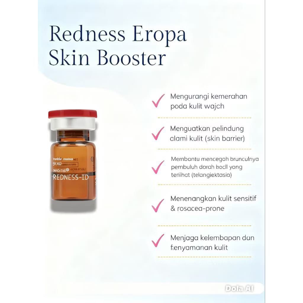 Inno- TDS Redness ID Serum Meso Dermapen Rosacea Iritasi wajah kulit sensitif kemerahan-ECER..