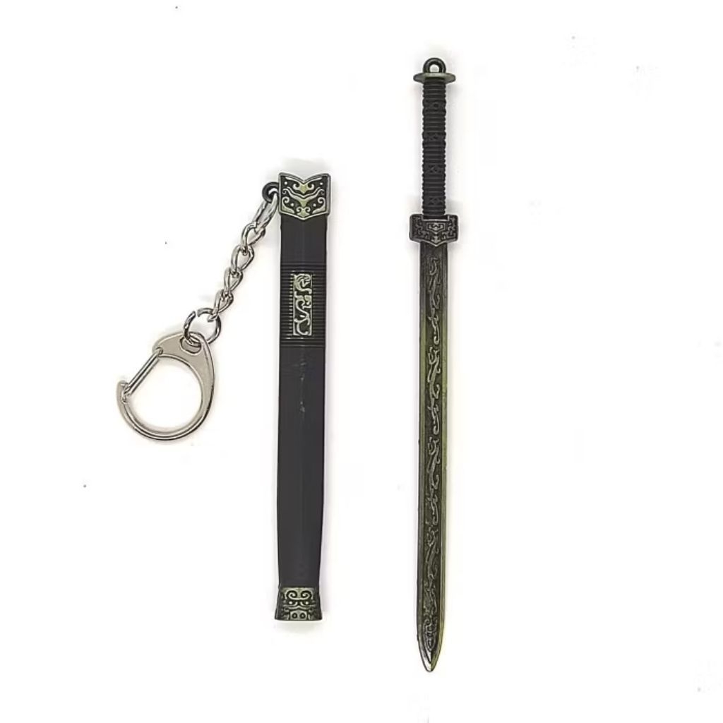 gantungan kunci pedang 12 cm/tradisional china