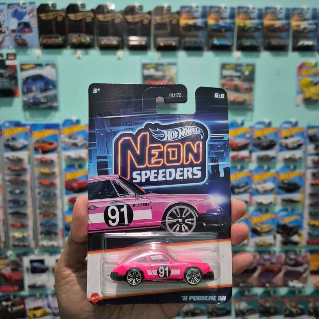 HOT WHEELS NEON SPEEDERS PORSCHE 911 PINK