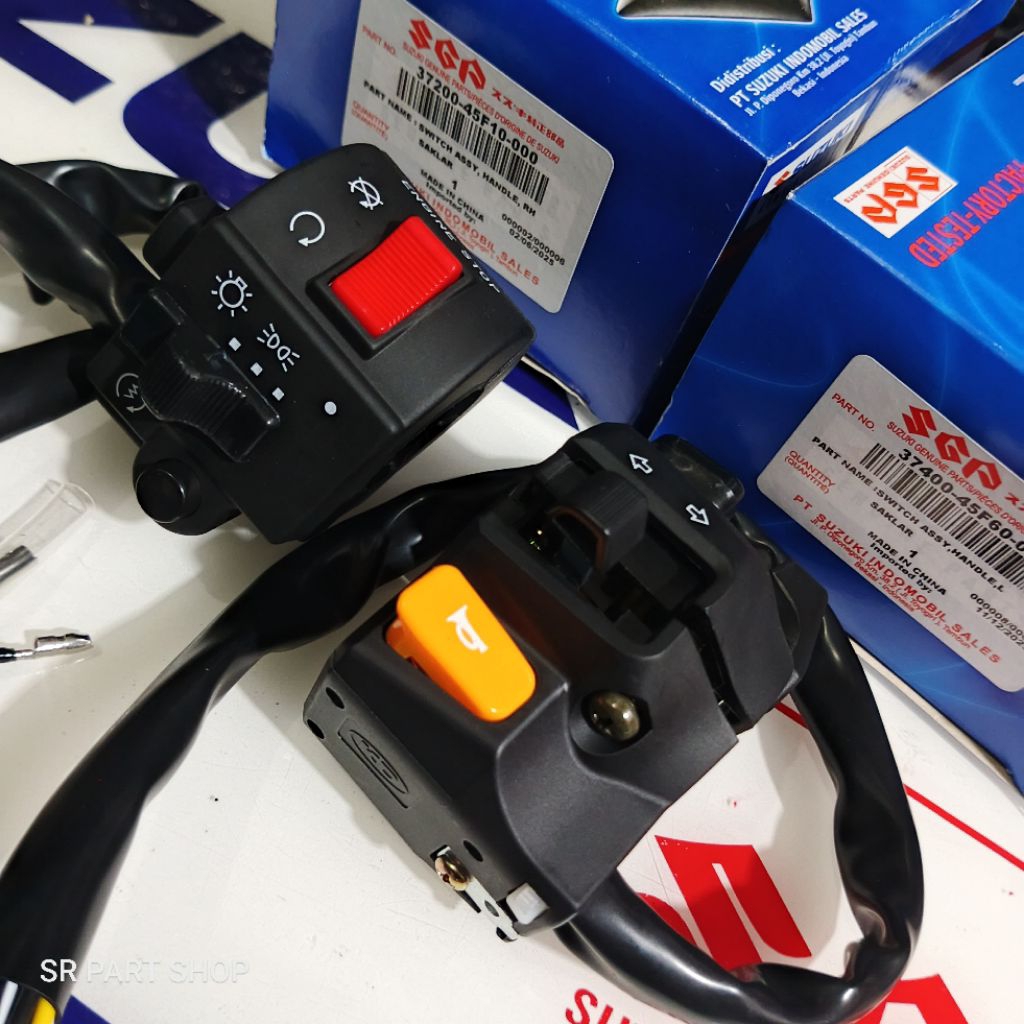 HOLDER SAKLAR KANAN KIRI SUZUKI THUNDER 125 ORIGINAL SGP