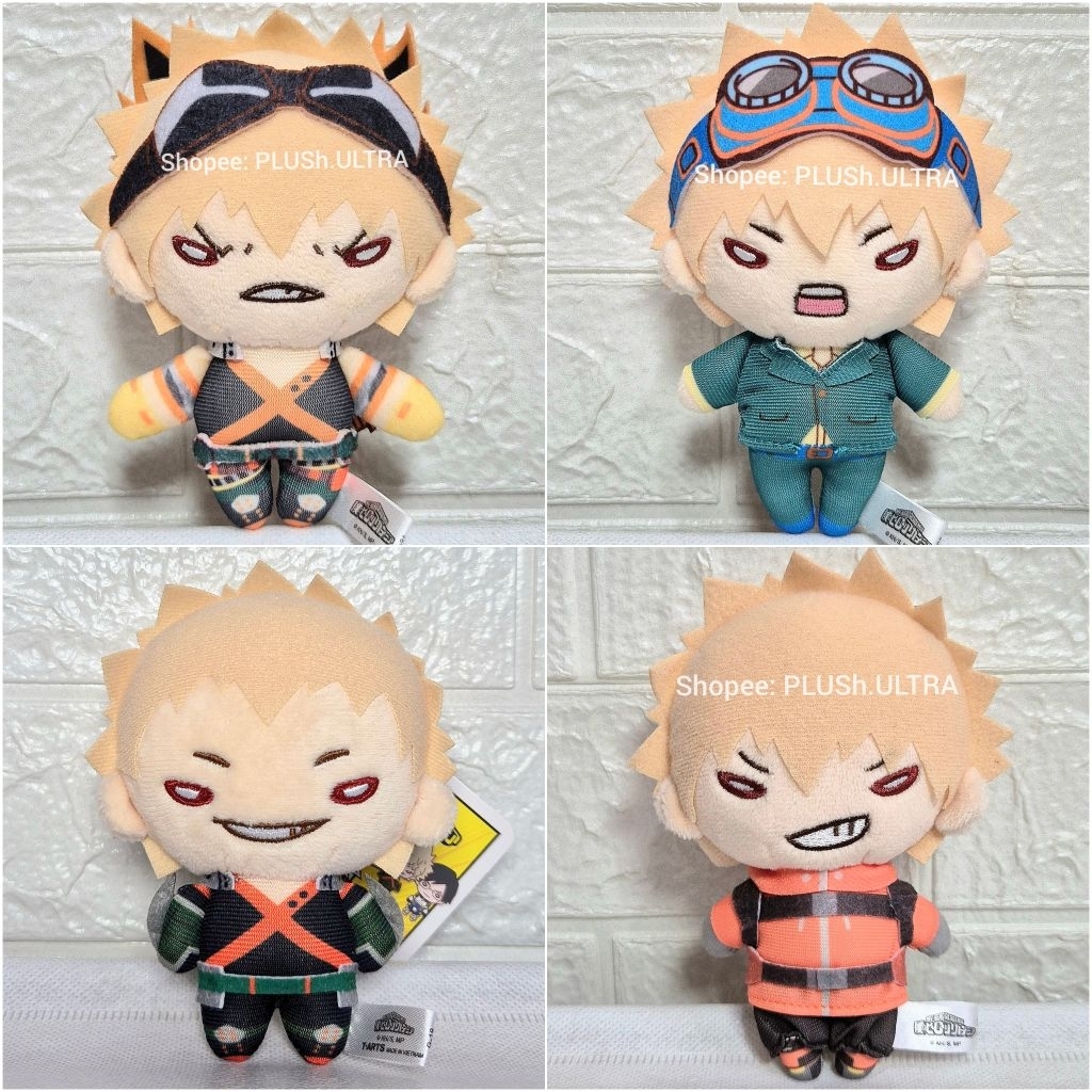 Nitotan Katsuki Bakugo Boku No Hero Academia MHA BNHA Anime Plush Doll Keychain Gantungan Kunci Ganc