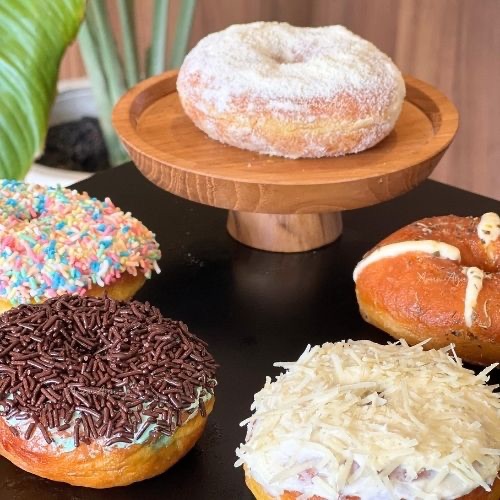 DONAT GANDUM UTUH LABU KUNING (1 PCS) - 100% GANDUM UTUH