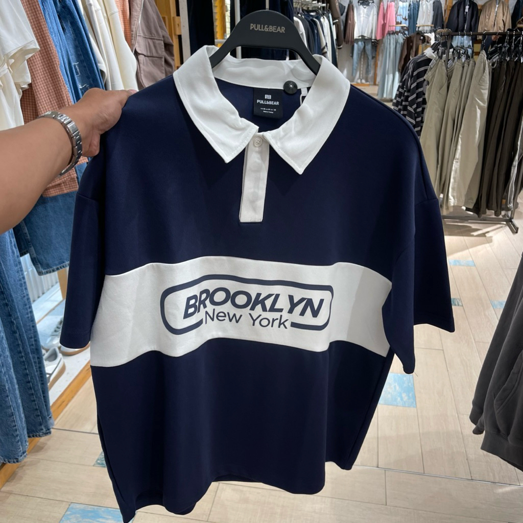 Polo Varsity PULL&BEAR MEN Jastip (jasa titip)