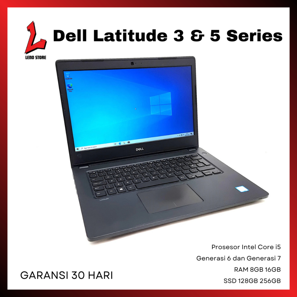 Dell Latitude i5 3480 3580 5270 5285 5290 5470 5480 5490 5570 Intel Core i5 Gen 6 7 RAM 8GB 16GB SSD