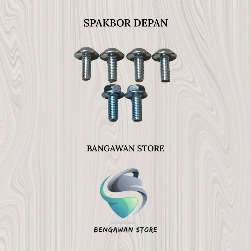 Baut Fullset Cover Bodi Body Spakbor Depan Honda Sonic 150 R FI PGM-FI