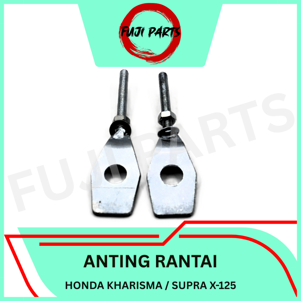 FUJI-PARTS/ANTING-RANTAI/SETELAN/STELAN/CHAIN-ADJUSTER/MOTOR/HONDA/KHARISMA/SUPRA-X-125/1-SET/GRADE-