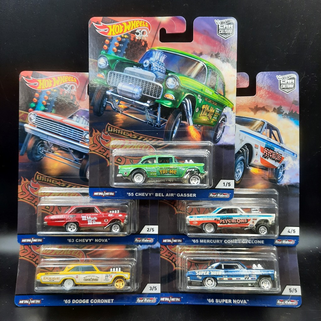 Hot Wheels Premium Dragstrip Demons Set