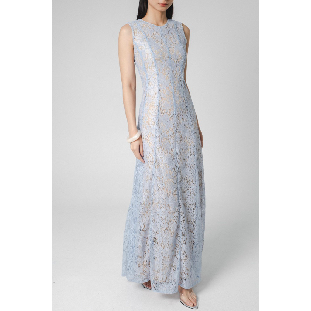 [LAVIA] Kanaya Maxi Dress Maxi Renda Kanaya Panjang Elegan