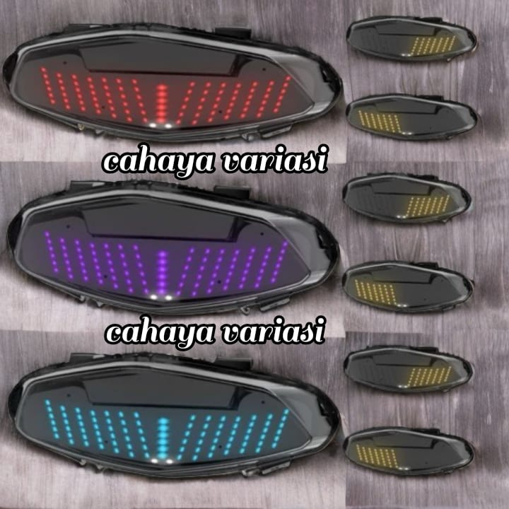 Lampu Stop Mio Z Mio M3 LED Running Plus Sen Biru Merah Iceblue Ungu