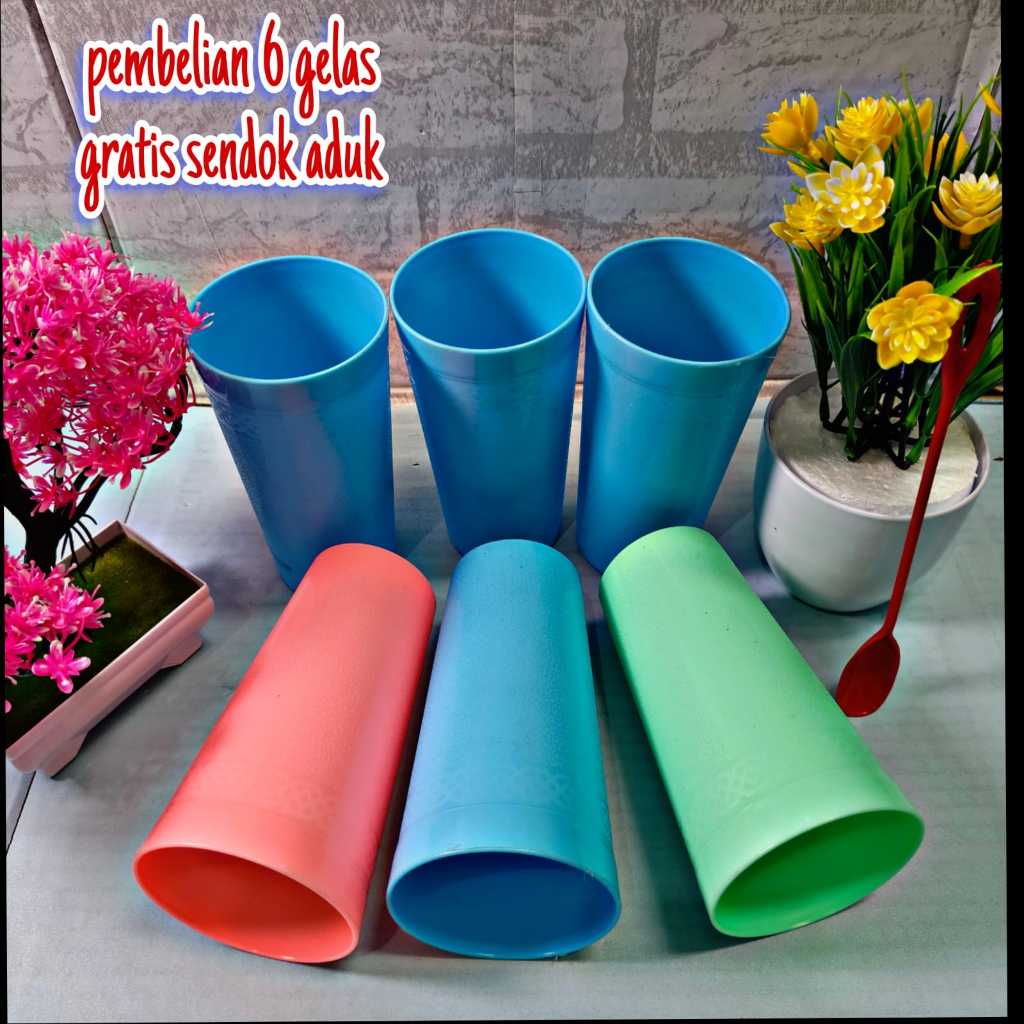 Souvenir Gelas Lokal Plastik 400 ml dan 500 ml - Gelas JUICE / SOUVENIR GELAS PLASTIK