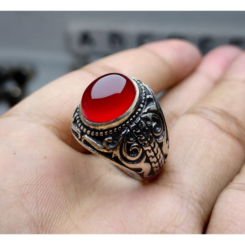 Akik darah / Akik red calcedony