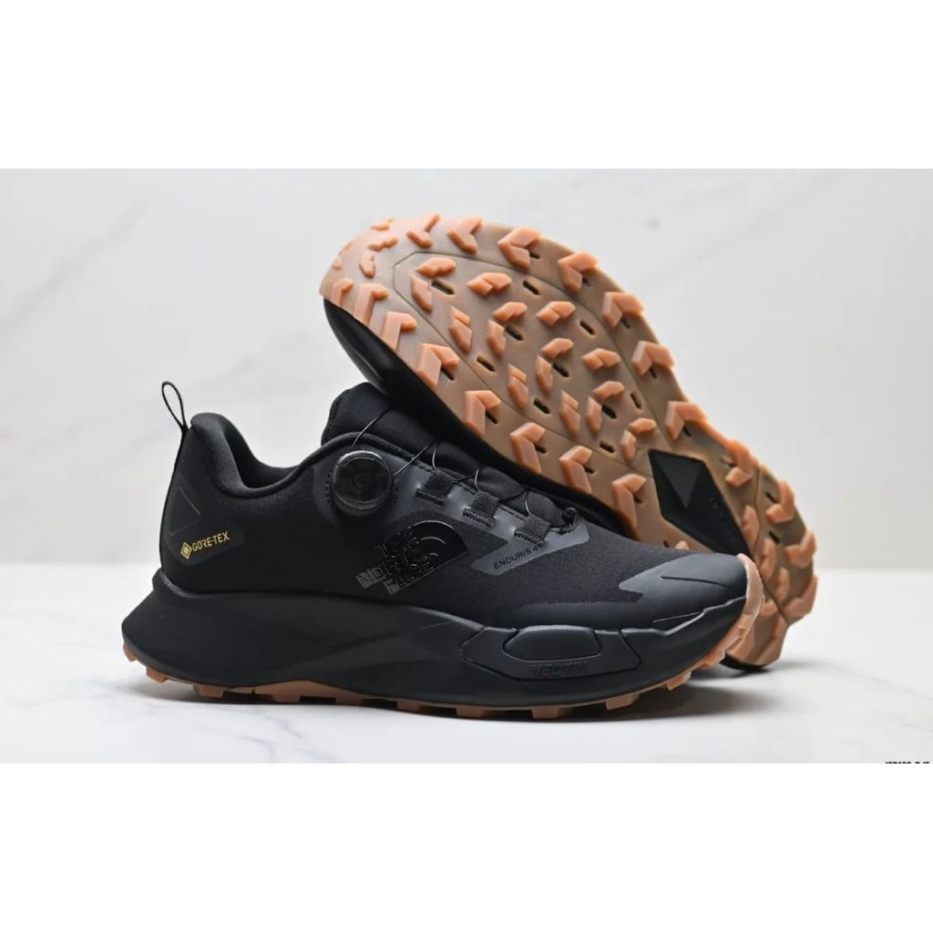 Sepatu Trail Running TNF Vectiv Enduris 4 Gore-Tex Black/Gum