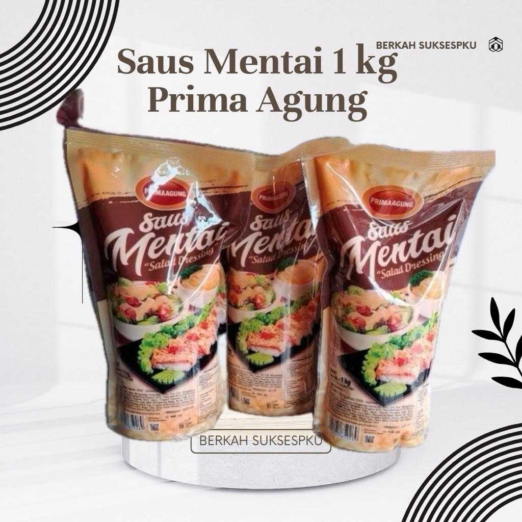 Prima Agung Saus Mentai 1Kg Rasa Krimi Pedas