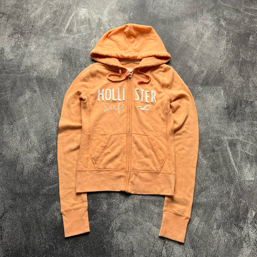 Zip Hoodie Hollister Sz Xs Original Kode A106