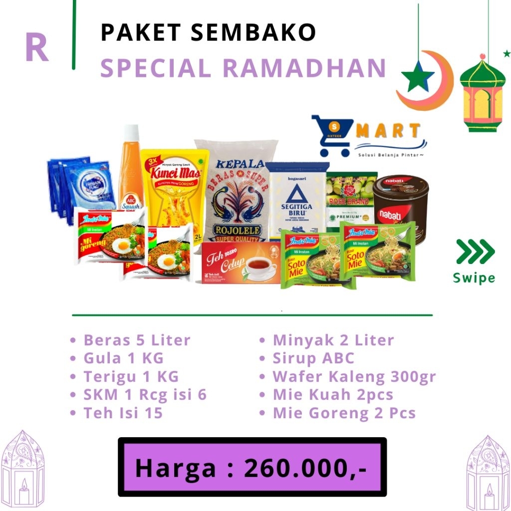 Paket Sembako Ramadhan R / Paket Sembako Murah