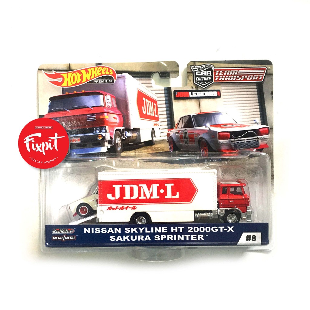 hot wheels skyline 2000gt r hakosuka team transport