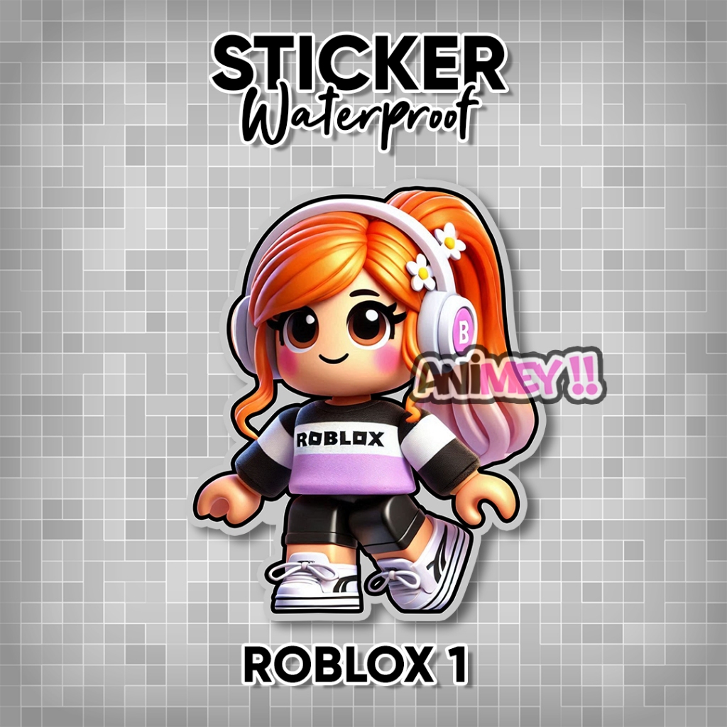 Stiker Roblox Waterproof / Sticker Roblox character