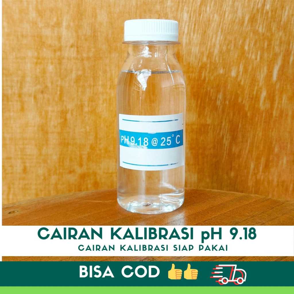 100ML CAIRAN KALIBRASI pH METER 9,18 SIAP PAKAI larutan kalibrasi alat laboratorium