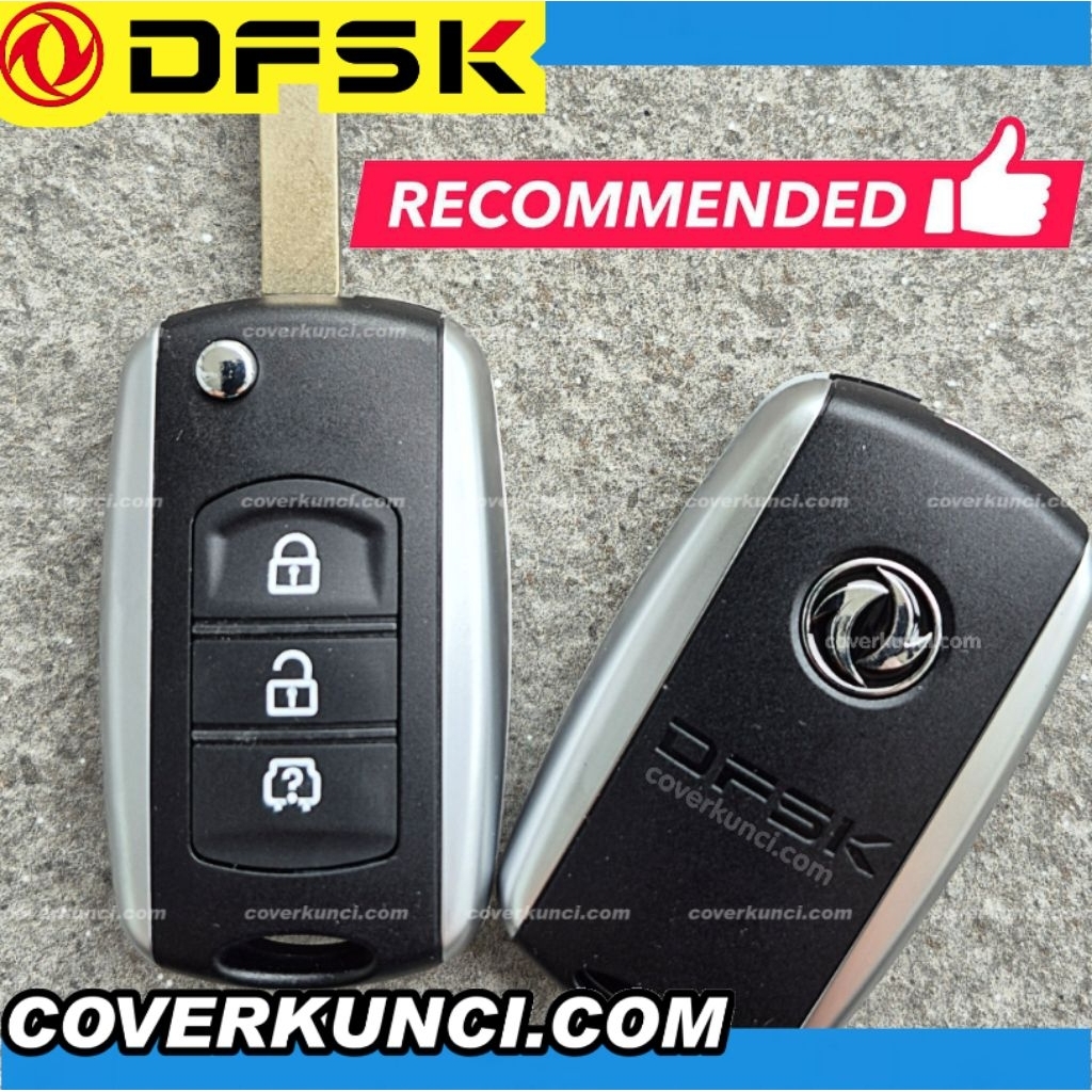 DFSK GLORY (( HQ )) Casing Kunci Remote Rumah Kunci DFSK GLORY 580 Cover Tombol Casing Kunci DFSK GL