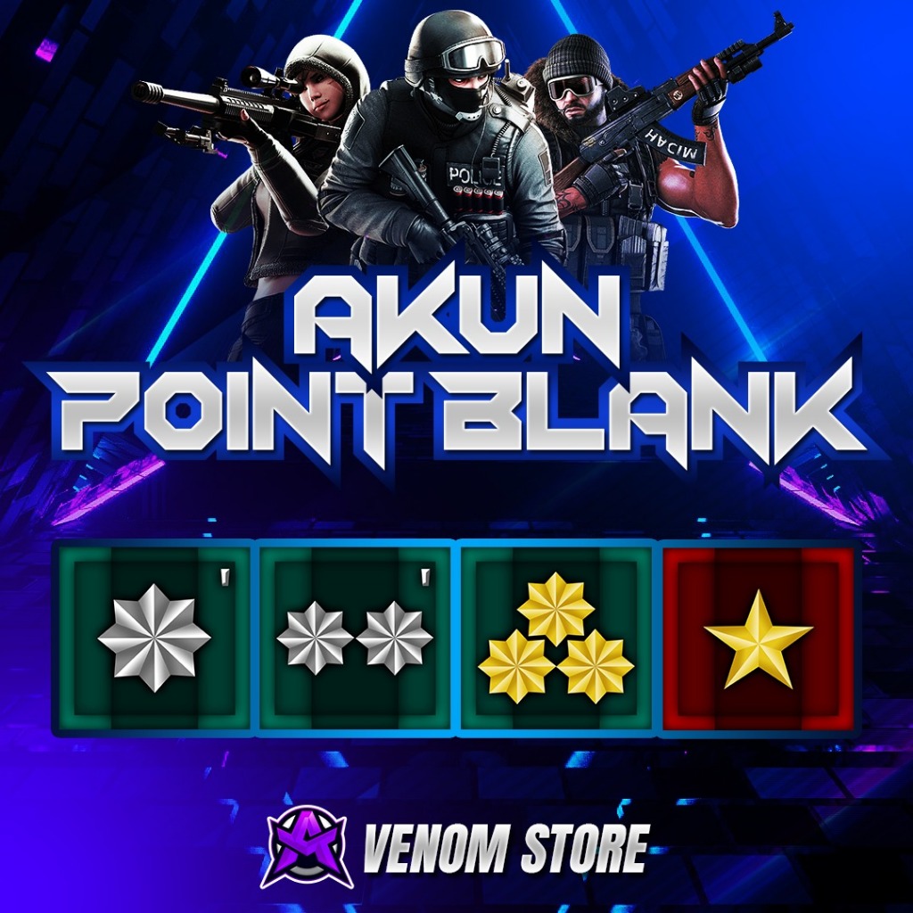 CHAR POINT BLANK / AKUN PB / CHAR PB : M1 - B1 Full Title dan Data Polos