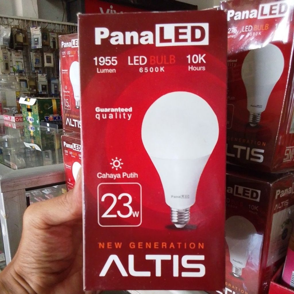 Lampu Led Rumah 5, 7, 9, 12, 15, 18, 23 Watt PanaLED ALTIS LED BULB CAHAYA PUTIH Lampu Led Super Ter