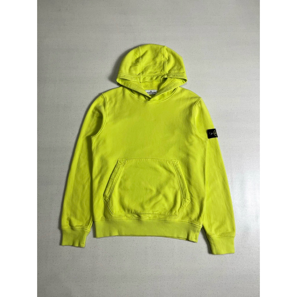 Stone island Hoodie Junior - Lime Yellow