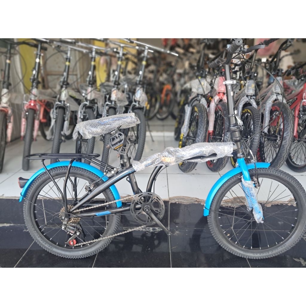 axxil sepeda lipat  dewasa ukuran 20 inchi