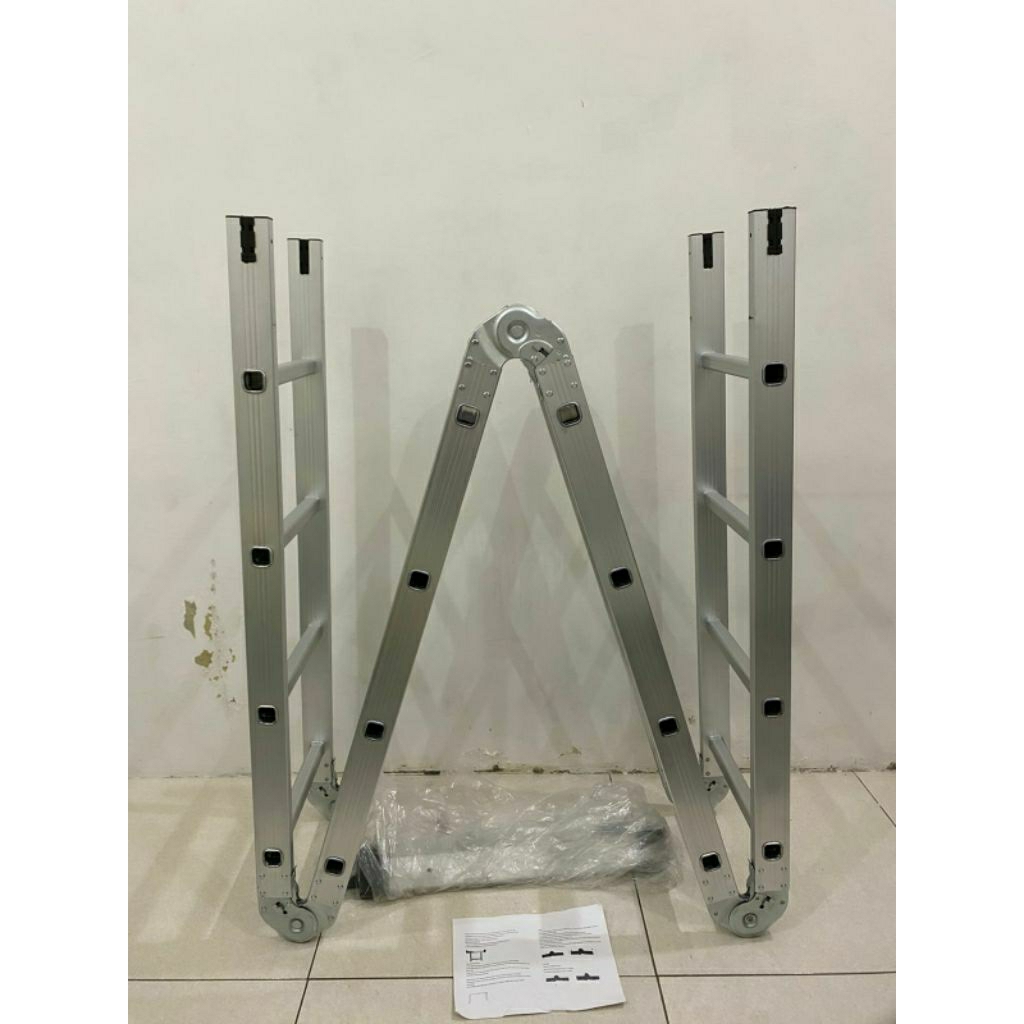 tangga lipat aluminium ringan 5 meter