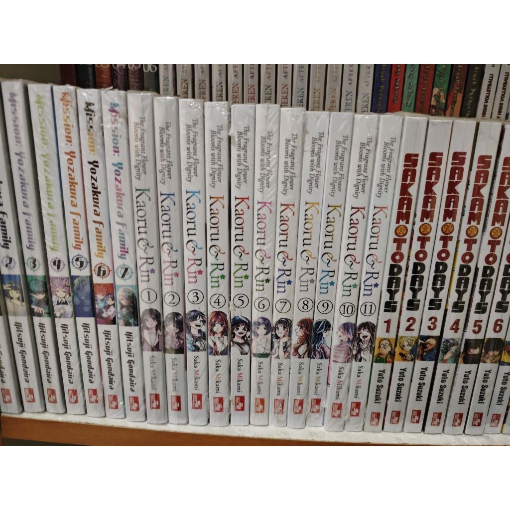 komik kaoru & rin vol 1-11 mix segel + eks kolpri