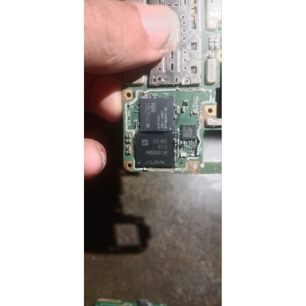 borongan bahan ic Mesin hp ram 2/16 - ram 4/64 13pcs mesin rusak