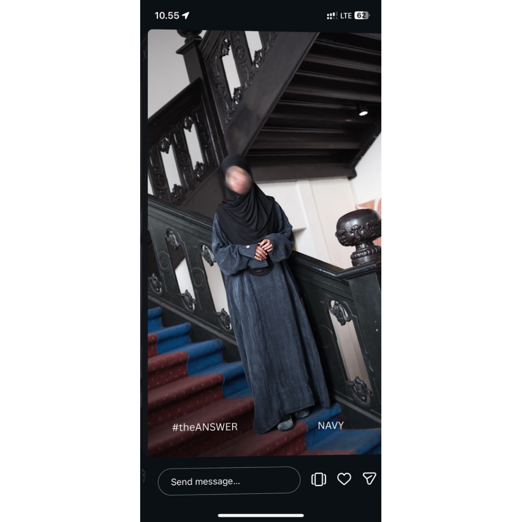 PL the answer abaya aqsamodestwear sz L
