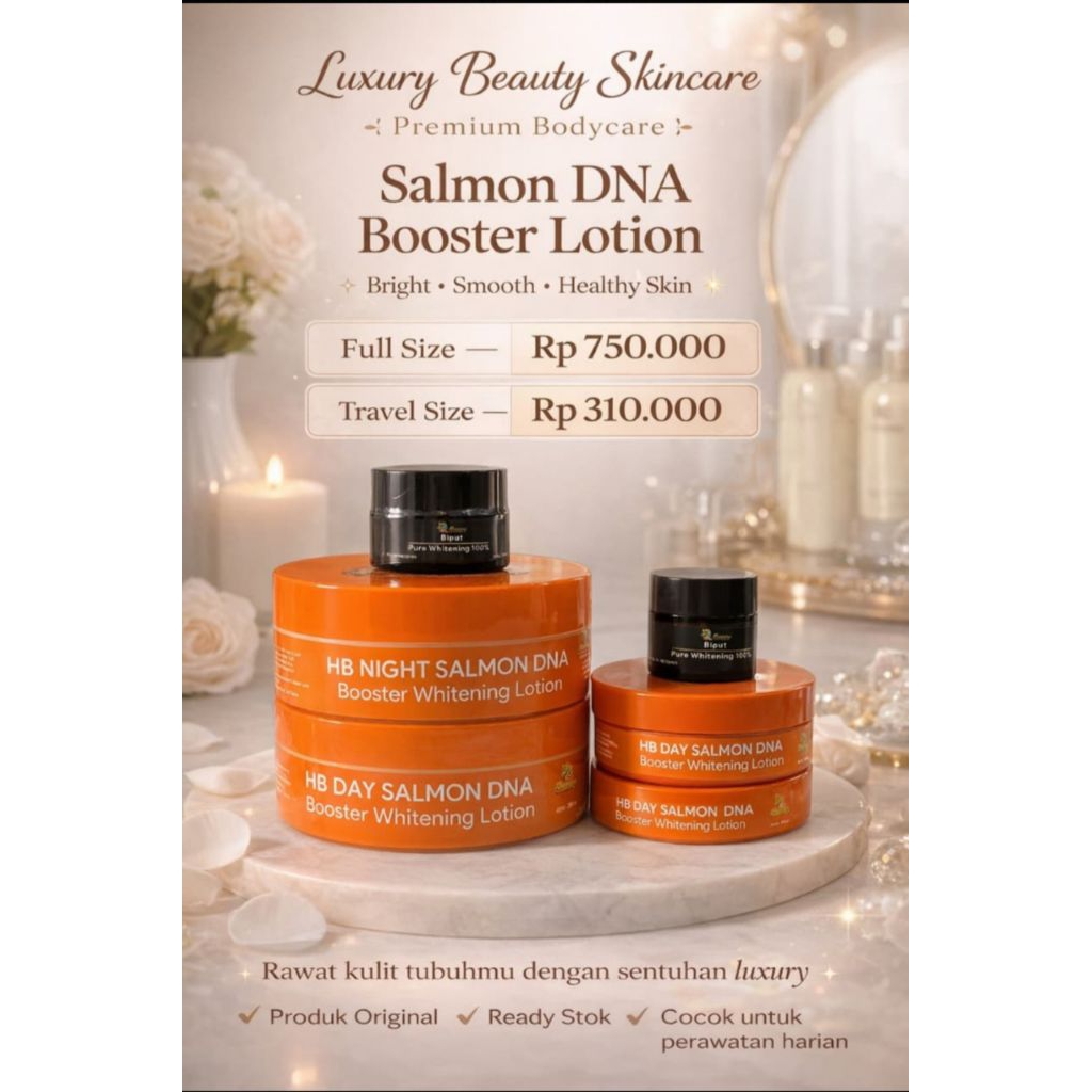 Paket badan salmon dna luxury beauty