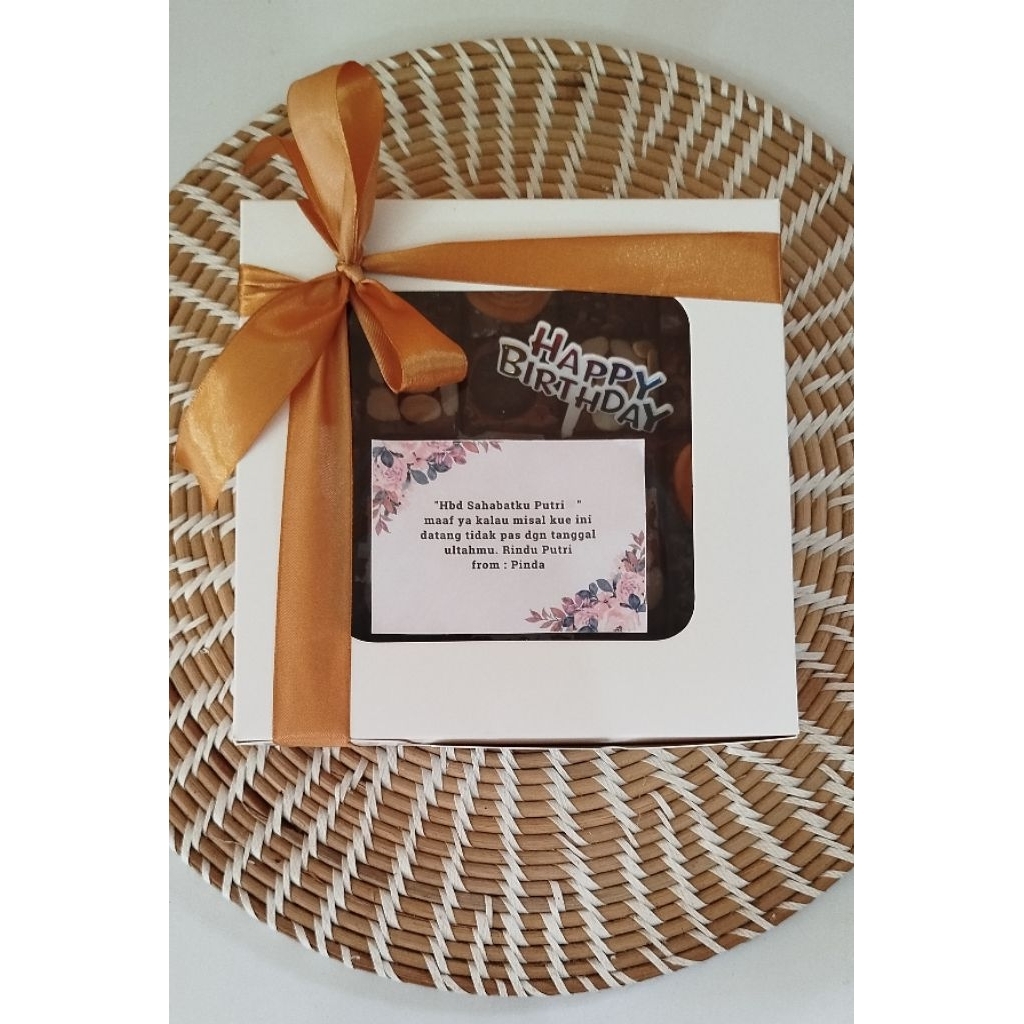 Brownies Ultah/Brownies panggang/kue ultah/brownies Amanda/brownies kukus/Frozen food/lapis legit/br