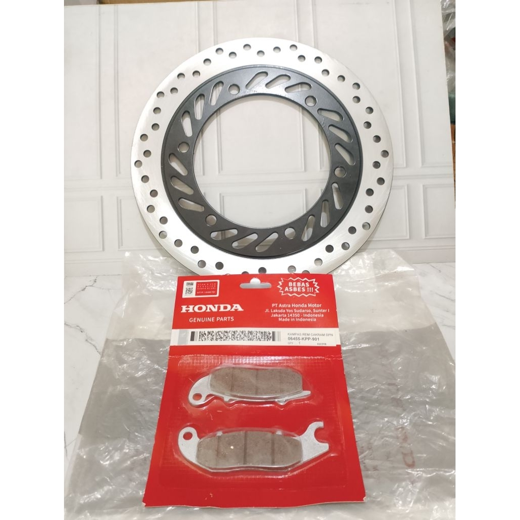 PIRINGAN CAKRAM DEPAN PLUS KAMPAS REM HONDA CB150R CB 150R OLD K15