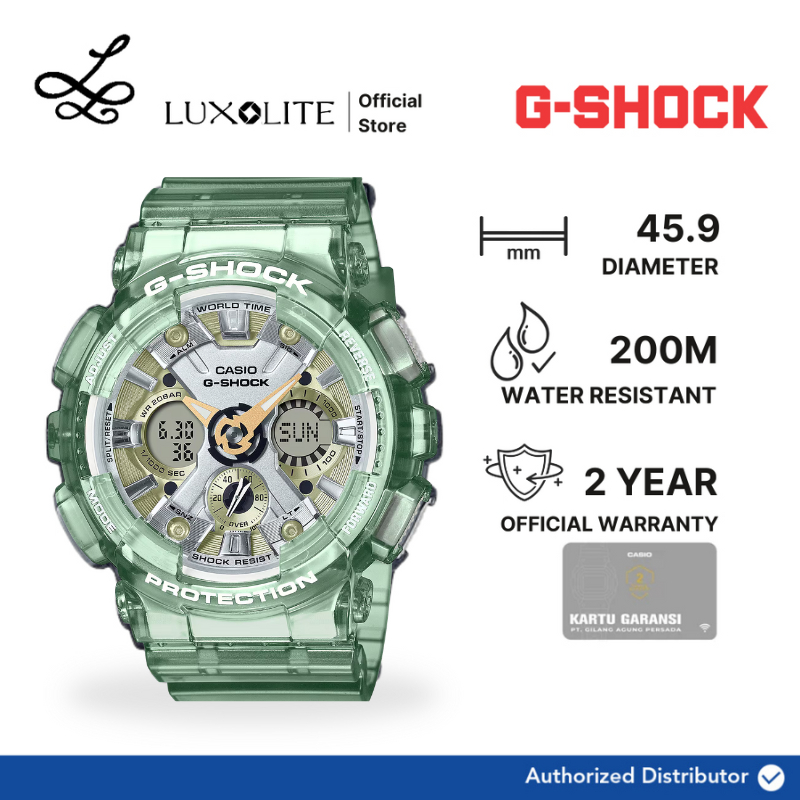 [Luxolite] Casio G-Shock Jam Tangan Wanita GMA-S120GS-3ADR/GMA-S120GS-3A/GMA-S120GS-3 Digital Analog