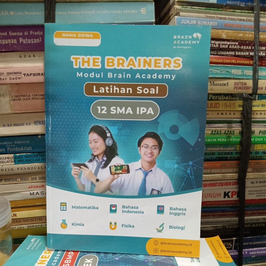 THE BRAINERS MODUL BRAIN ACADEMIY LATIHAN SOAL 12 SMA IPA BUKU BEKAS