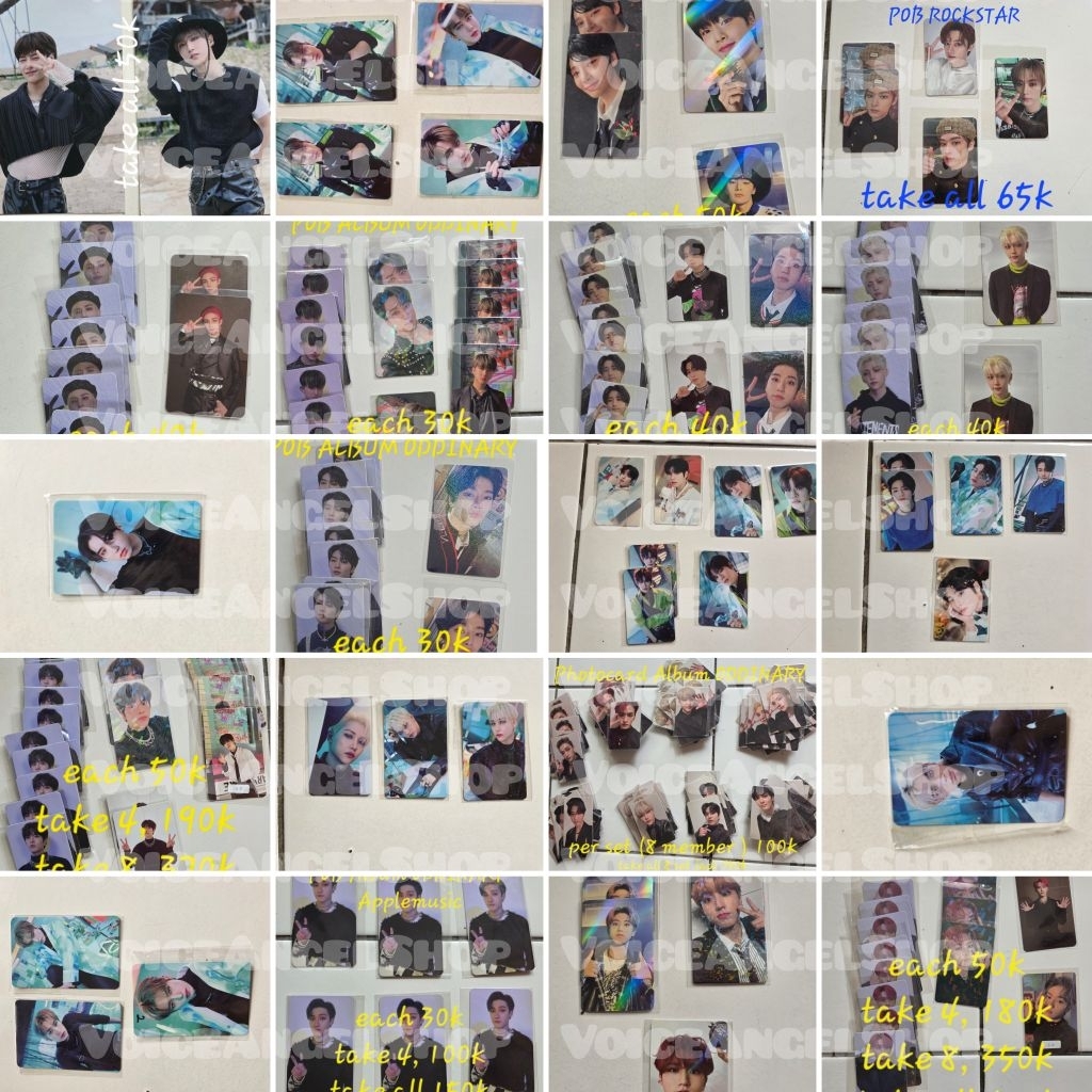 STRAY KIDS Official Photocards POB IN LIFE NOEASY MAXIDENT CHRISTMAS EVEL ROCKSTAR ODDINARY BANGCHAN
