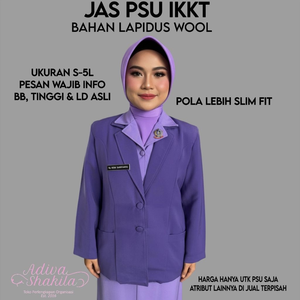 ADIVA | JAS PSU IKKT BAHAN LAPIDUS SUDAH JAHIT