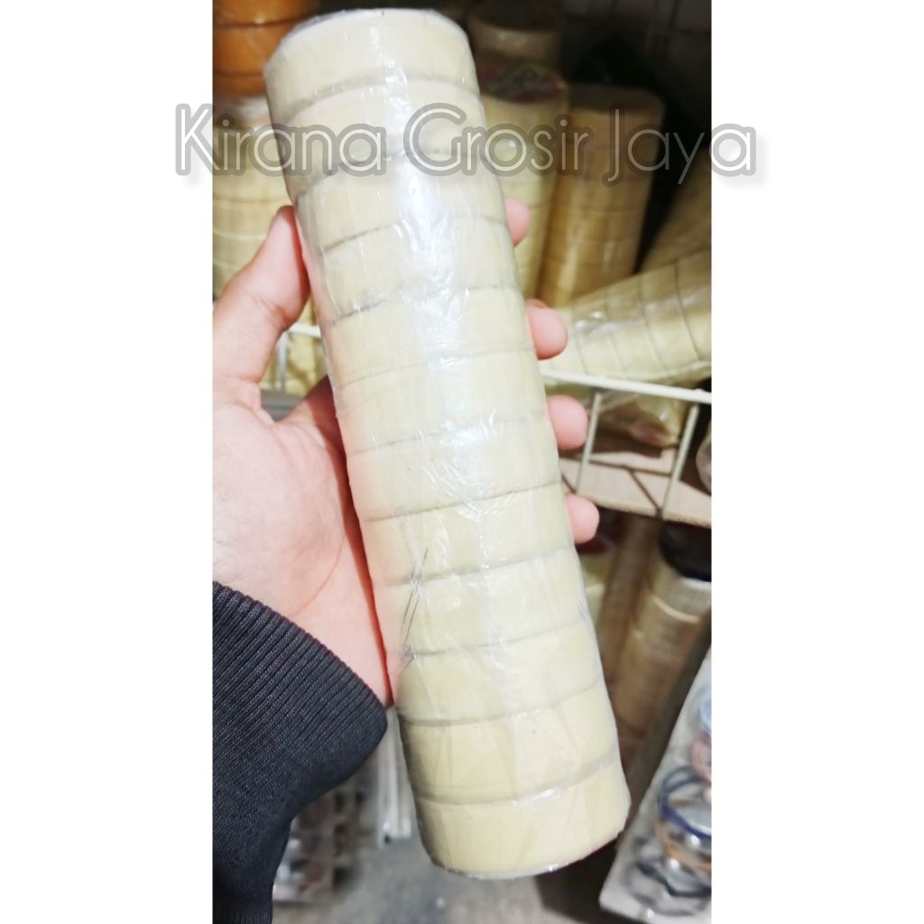 Isolasi Kertas 1 Slop Isi 12 Pcs Selotip