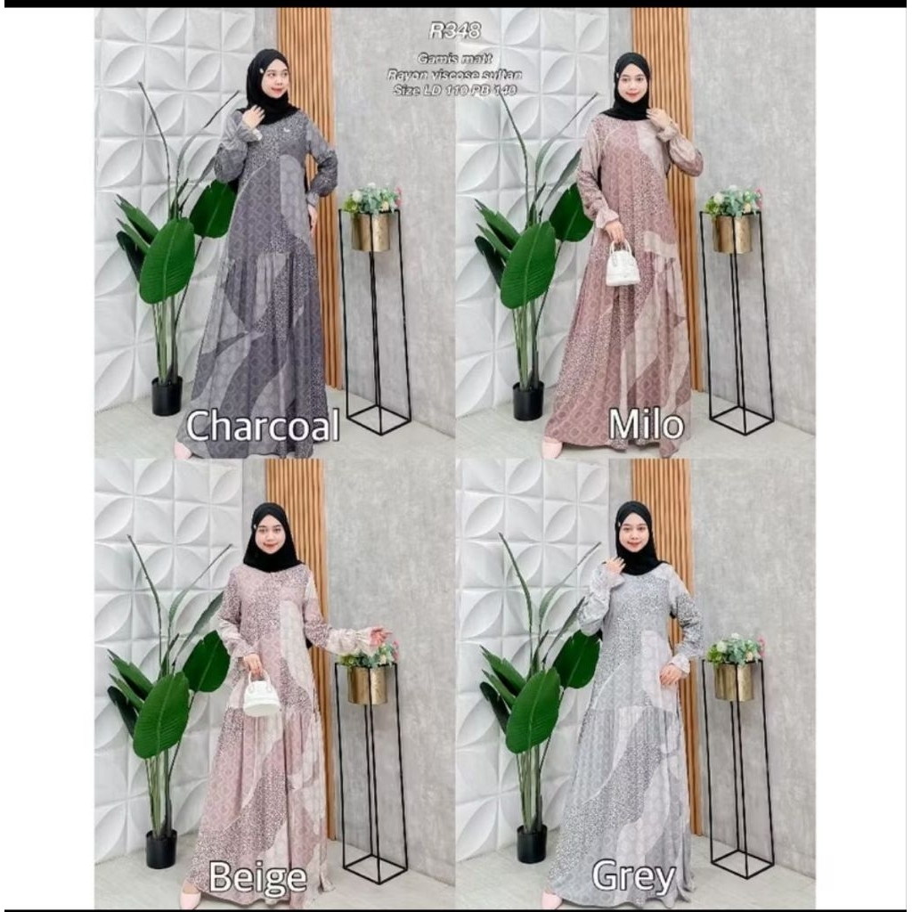 Gamis Rayon Viscose Sultan by Ribyka