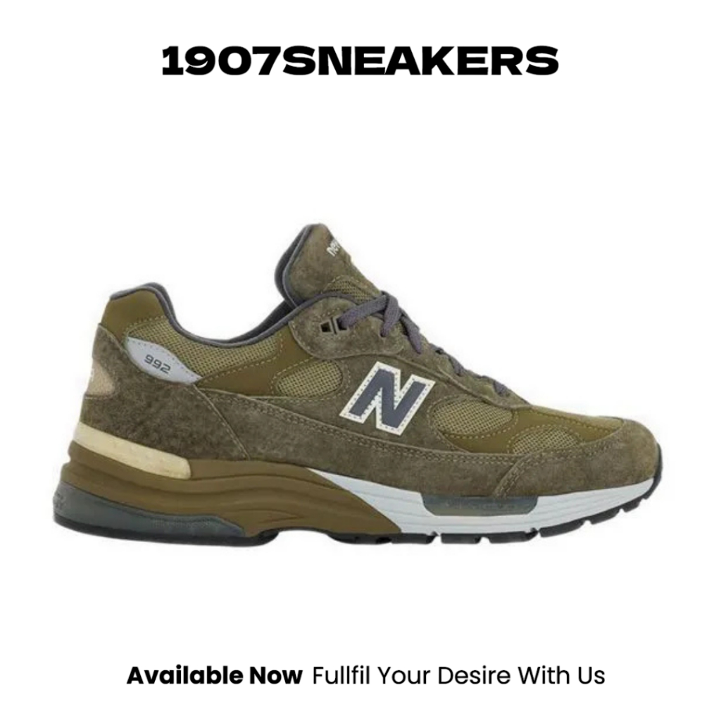 Sepatu Sneakers  Pria New Balance Made In USA 992 - Grey NEWU992GL