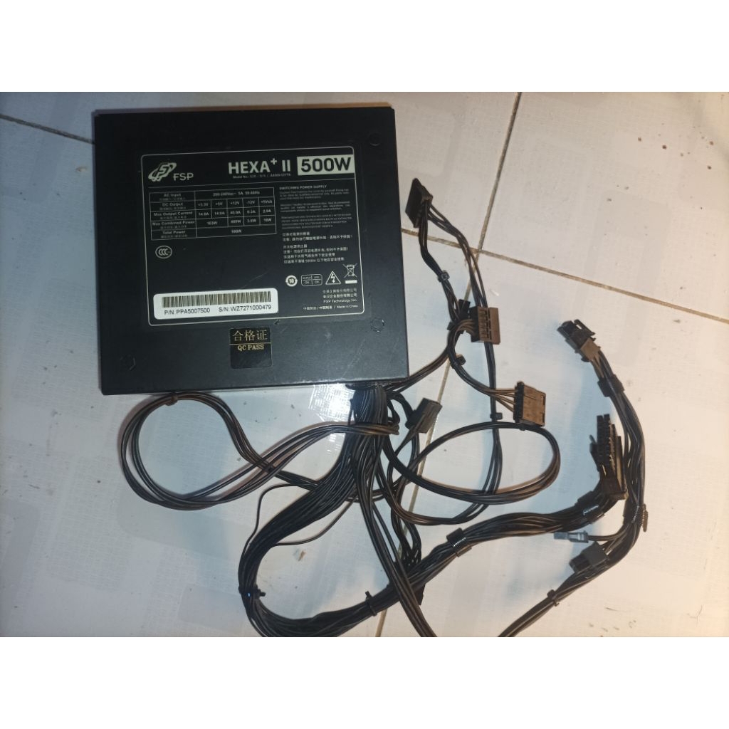 psu fsp hexa ii 500w